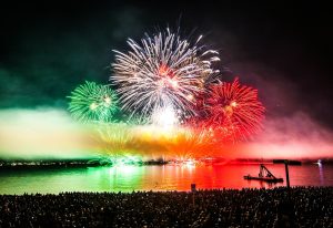 LUCES, BAILES Y SHOW DE DRONES EN INAUGURACION DE JUEGOS CAC