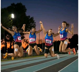 VENEZOLANA GLANYERNIS GUERRA FIGURA DEL SURAMERICANO DE ATLETISMO